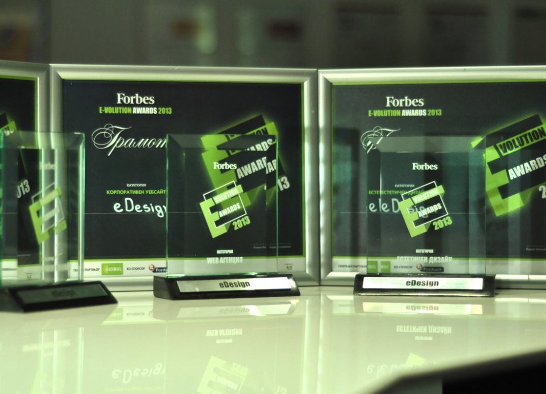 eDesign е голeмият победител в дигиталните награди на Forbes за 2013-та