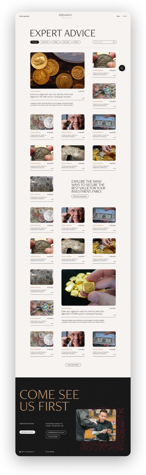 Microsite first